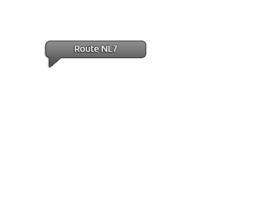 Map of the New Logora Region, Route NL7 marked
